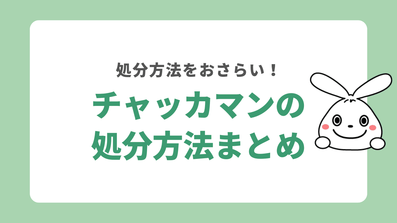 チャッカマン処分まとめ