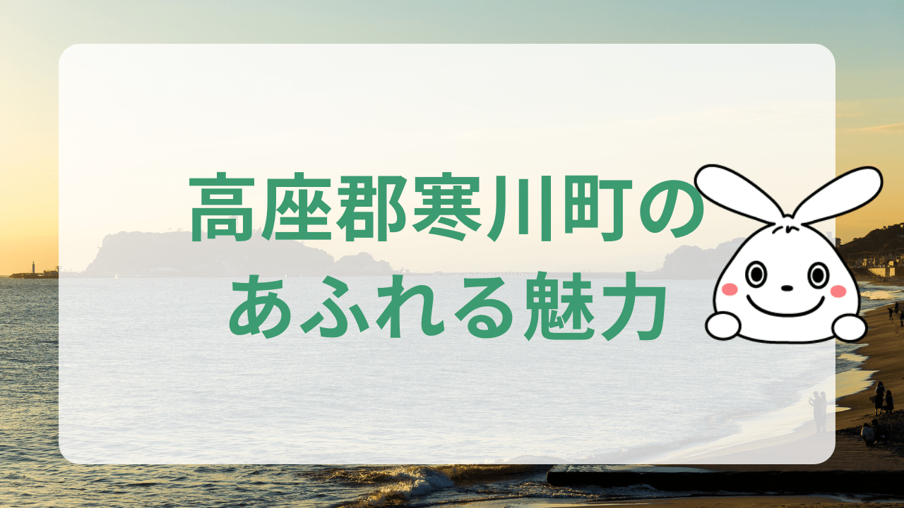 高座郡寒川町の魅力